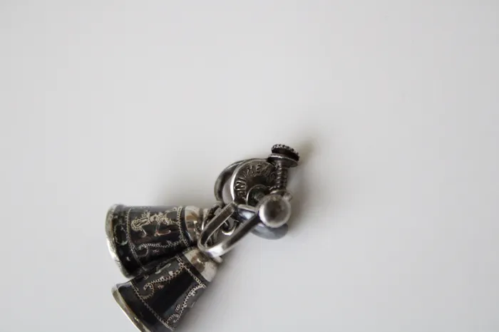 Saim Earrings Saim Sterling Silver Screwback Bell Earrings