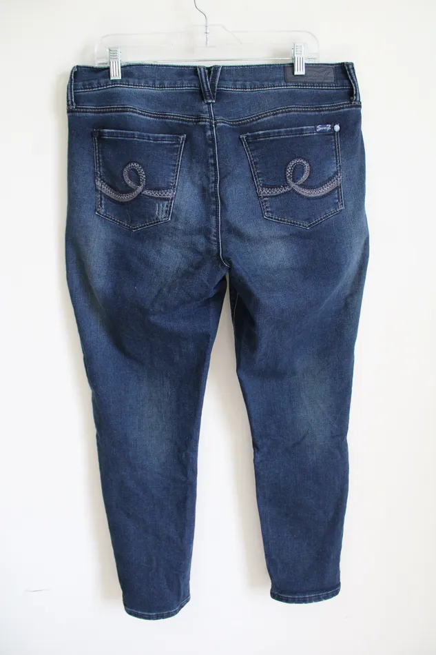 Seven7 Girlfriend Dark Wash Skinny Jeans 12 Seven7 Earrings