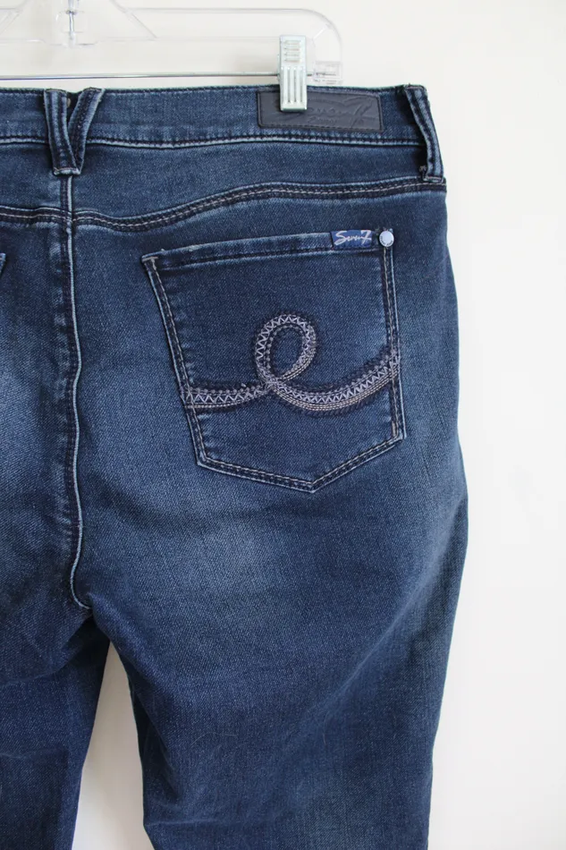 Seven7 Girlfriend Dark Wash Skinny Jeans 12 Seven7 Earrings