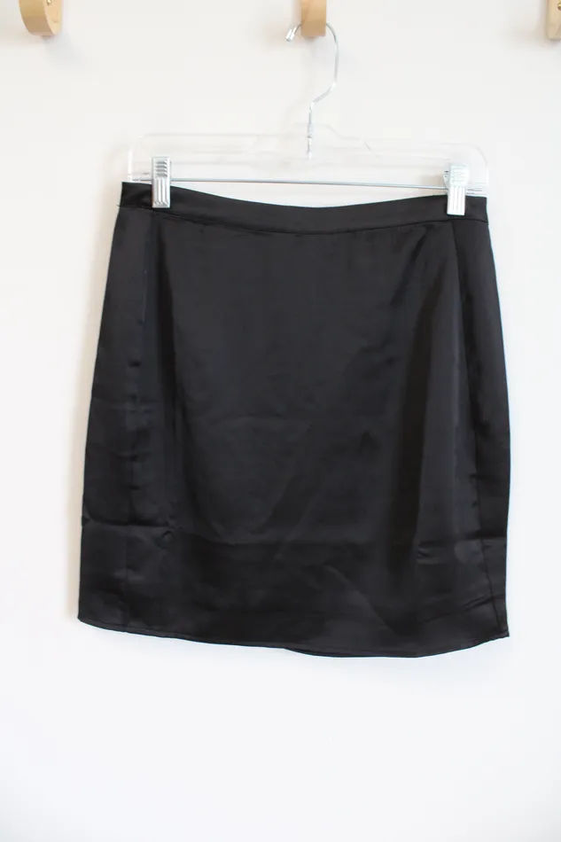 Sincerely Jules Rings Sincerely Jules Black Satin Mini Skirt M