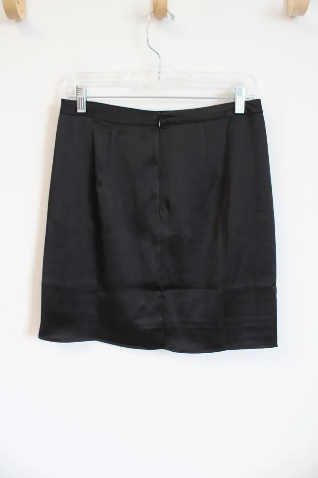 Sincerely Jules Rings Sincerely Jules Black Satin Mini Skirt M
