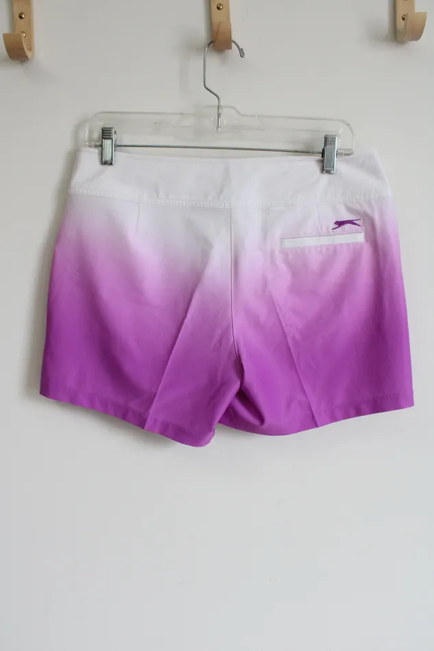 Slazenger Pink White Ombre Golf Shorts 6 Slazenger Rings