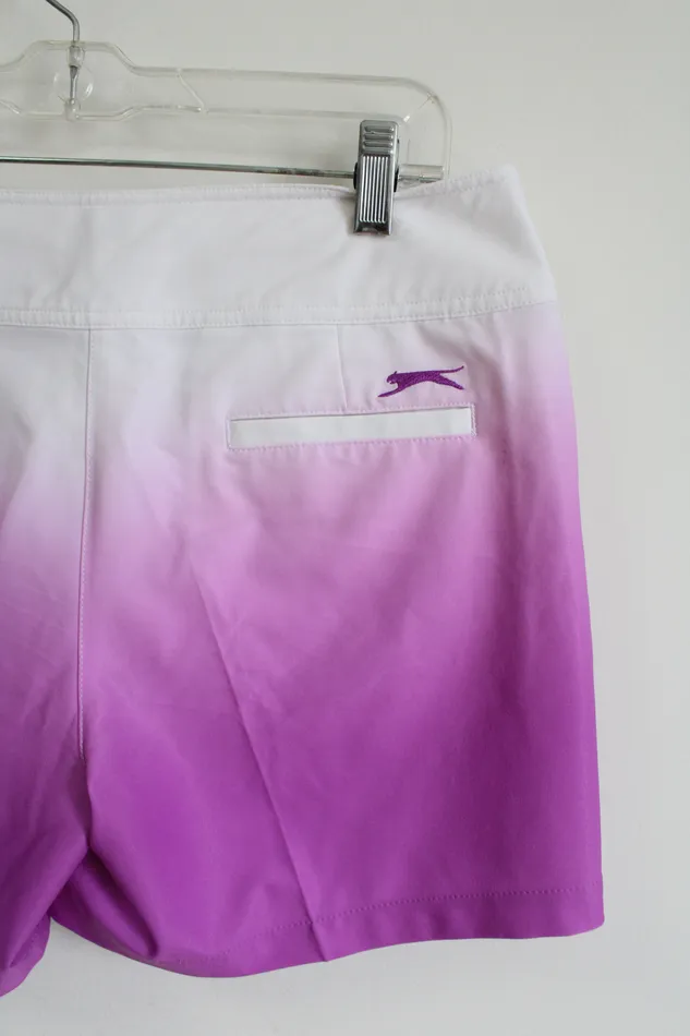 Slazenger Pink White Ombre Golf Shorts 6 Slazenger Rings