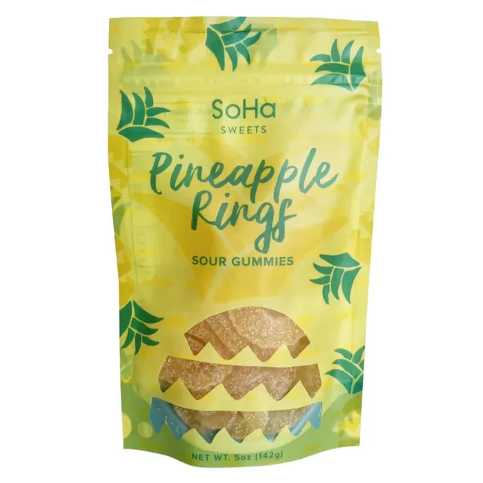 SOHADESIGNS Earrings SoHa Sweets Sour Pineapple Rings Gummies 5 oz