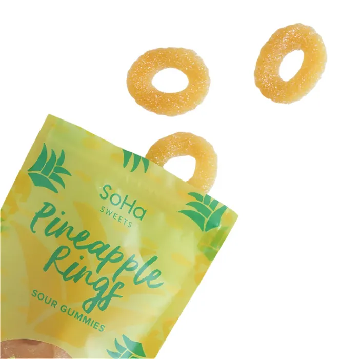 SOHADESIGNS Earrings SoHa Sweets Sour Pineapple Rings Gummies 5 oz