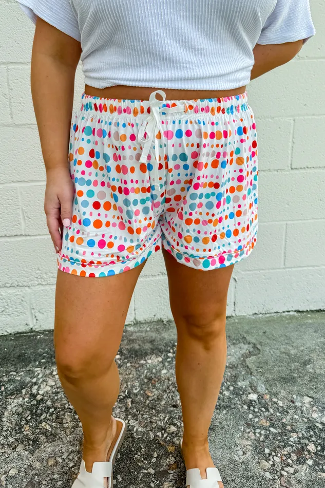 Southern Couture Earrings Dots Lounge Shorts