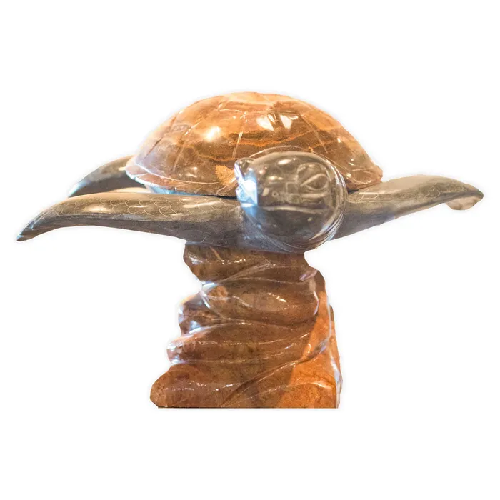 SSHANDCRAFTED Rings King James Marble Turtle Sculpture 36