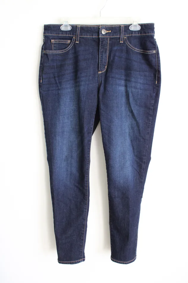 St Johns Bay Skinny Leg Dark Wash Jeans 12 St Johns Bay Earrings