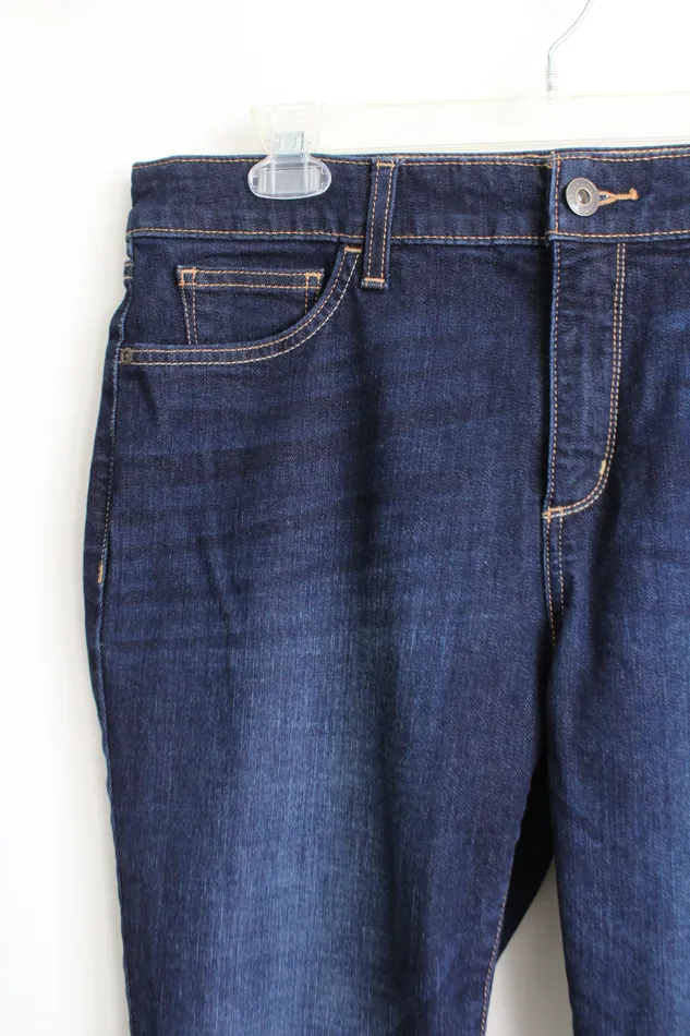 St Johns Bay Skinny Leg Dark Wash Jeans 12 St Johns Bay Earrings