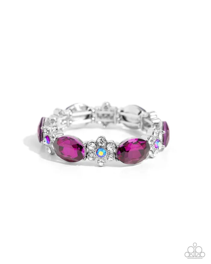 Staycation Sparkle Pink Paparazzi Accessories Earrings