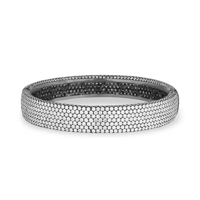 Stephen Silver Bracelets 1731 Carat Diamond Bangle Bracelet
