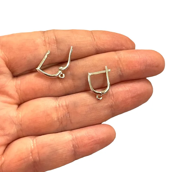 Sterling Silver Lever Back Earring 925 Sterling Silver Earrings with Open Loop Peppy Beads Earrings Sterling Silver Lever Back Earring 925 Sterling Silver Earrings with Open Loop Peppy Beads Earrings