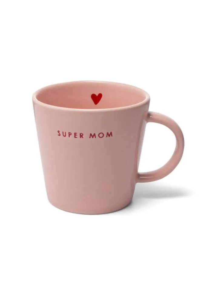 Super Mom Ceramic Tea Cup Vondels Necklaces