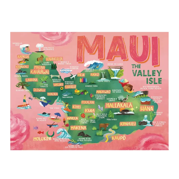 Surf Shack Maui Puzzle 70Pieces SURFSHACKPUZZLE Earrings