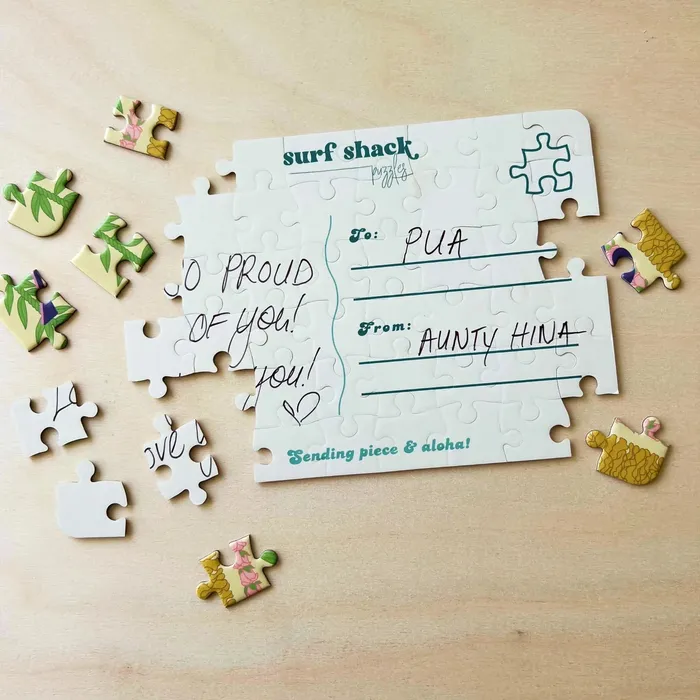 Surf Shack Youre a Queen Puzzle Postcard 48 Pieces SURFSHACKPUZZLE Necklaces