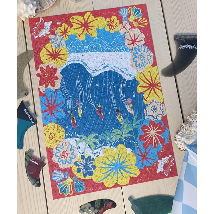 SURFSHACKPUZZLE Earrings Surf ShackWahine Power Puzzle 1000 Pieces