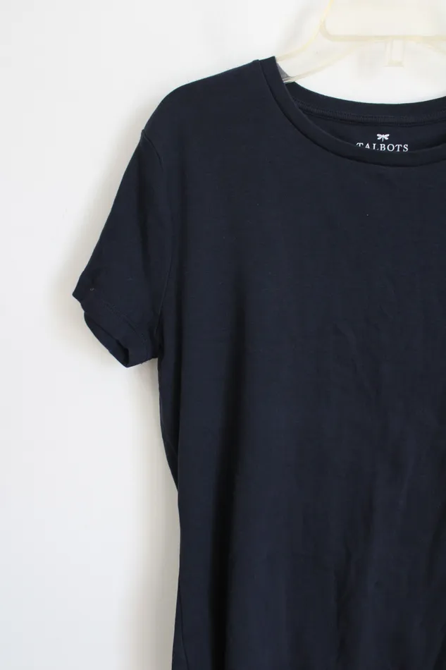 Talbots Talbots Petites Navy Blue Top M Rings