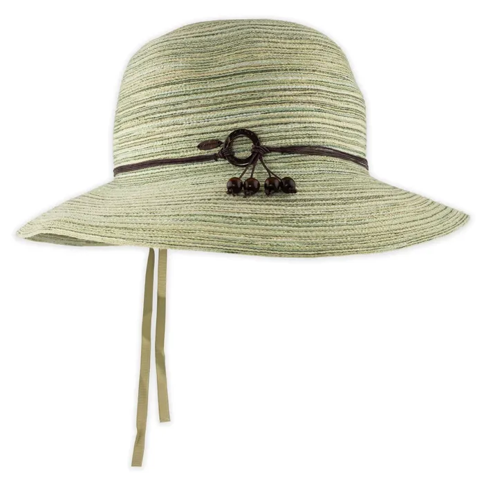TANKSTREAM Earrings Kooringal Ladies Sophia Short Brim Hat Green