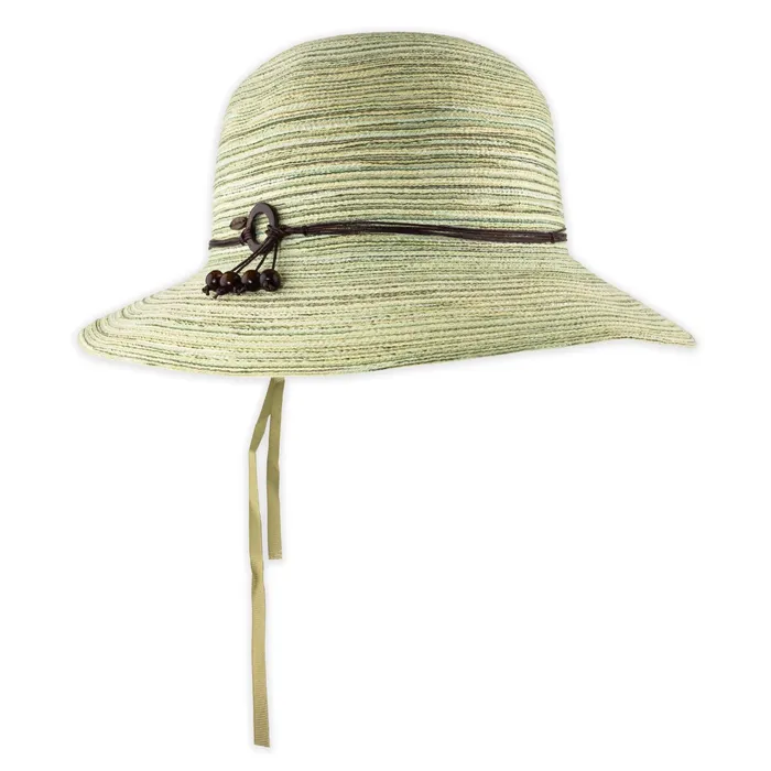 TANKSTREAM Earrings Kooringal Ladies Sophia Short Brim Hat Green