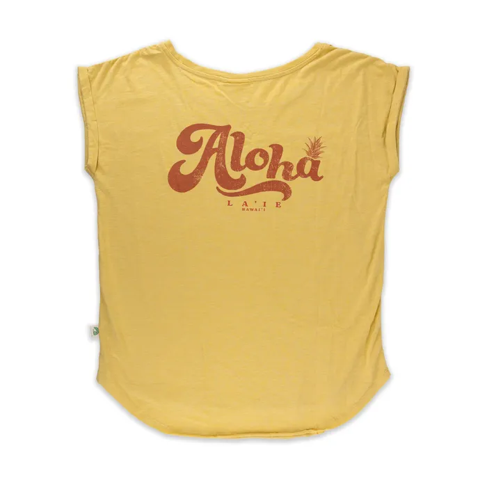 TANKSTREAM Earrings Ladies Tee Aloha Pineapple