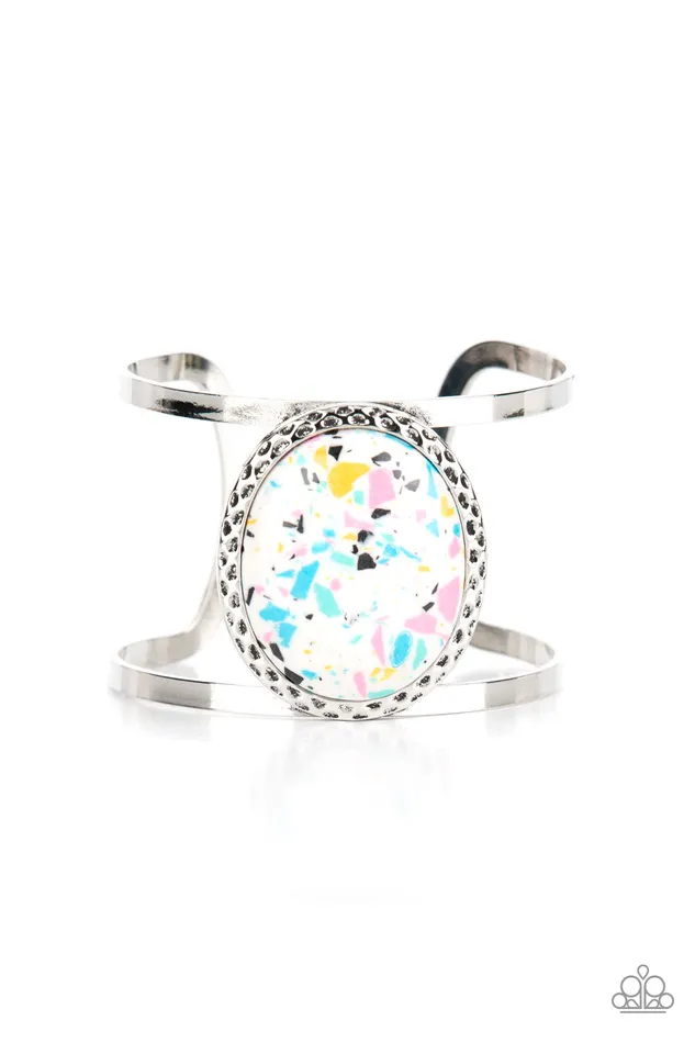Tantalizingly Terrazzo Multi Paparazzi Accessories Earrings