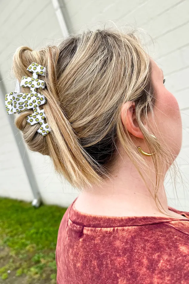 Teleties Faire Earrings Teleties Classic Medium Hair Clip Miles of Smiles