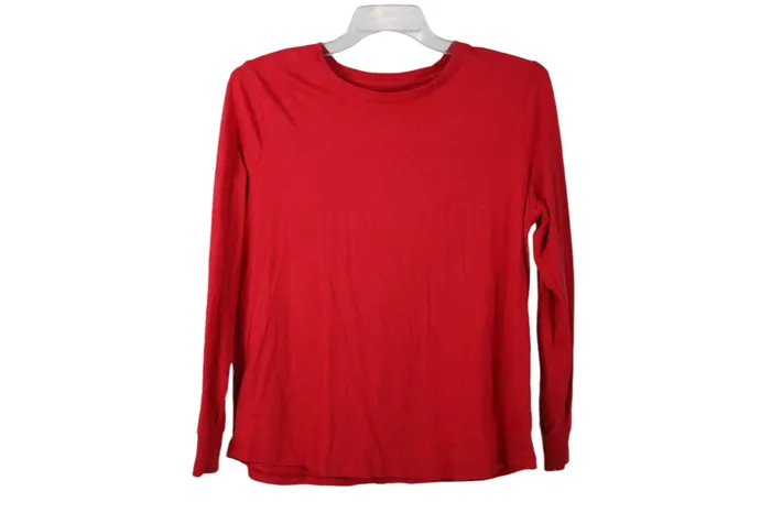 Terra Sky Earrings Terra Sky Red Long Sleeved Shirt 0W14W