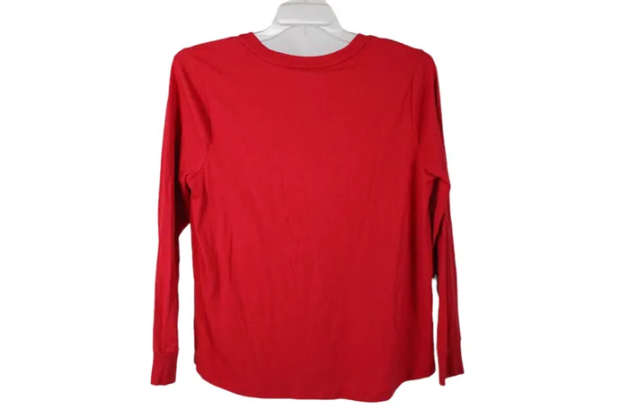 Terra Sky Earrings Terra Sky Red Long Sleeved Shirt 0W14W
