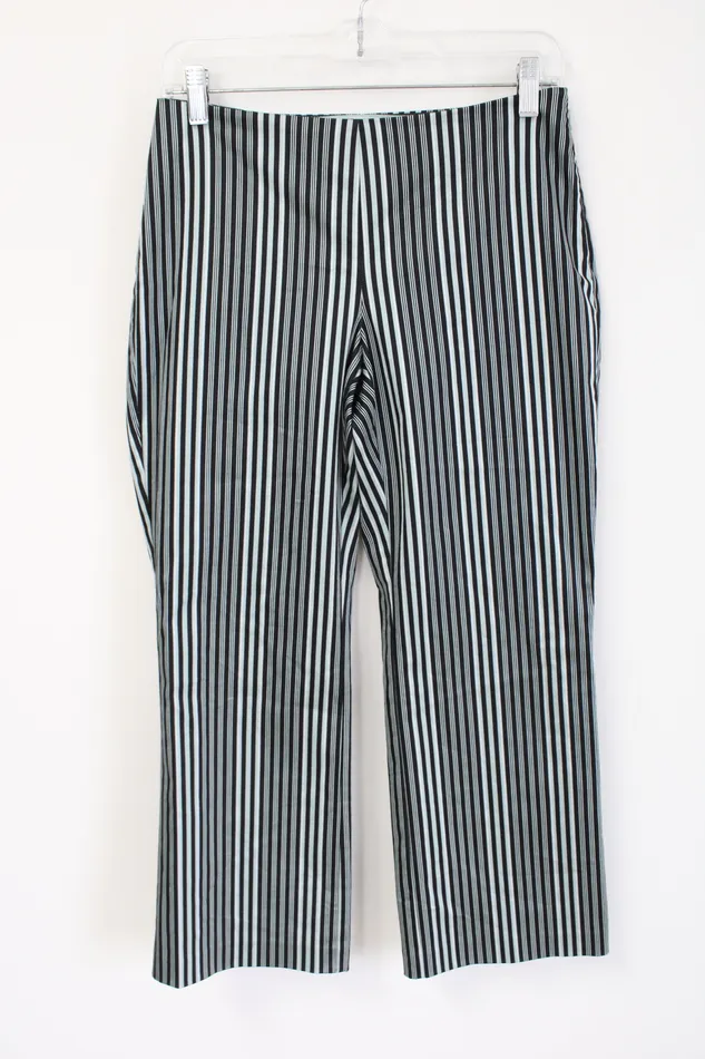 The Limited Blue Black Striped Y2K Ankle Pant 4 The Limited Rings