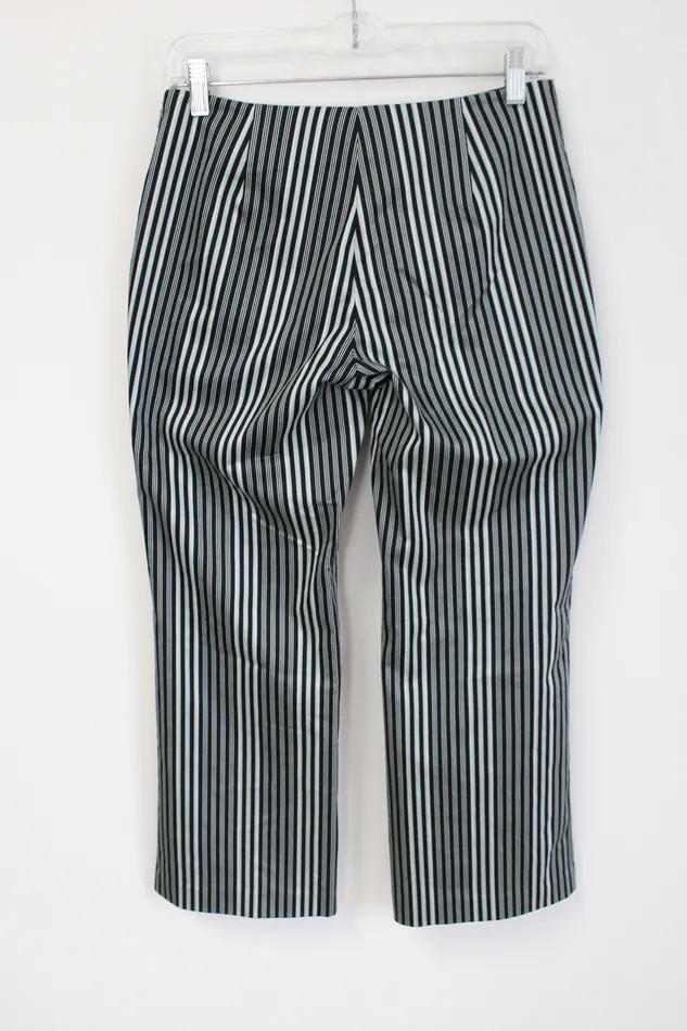 The Limited Blue Black Striped Y2K Ankle Pant 4 The Limited Rings