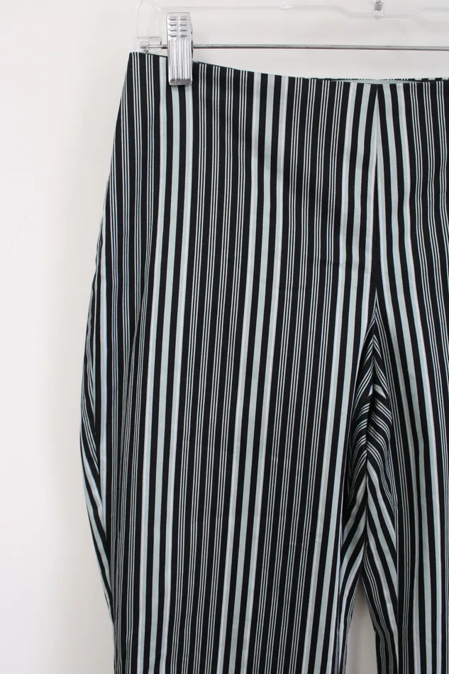 The Limited Blue Black Striped Y2K Ankle Pant 4 The Limited Rings