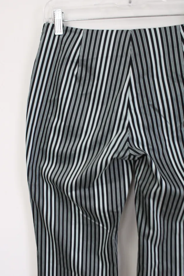 The Limited Blue Black Striped Y2K Ankle Pant 4 The Limited Rings