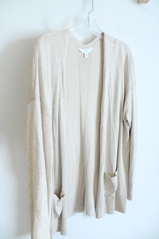 Time And Tru Beige Cardigan XXL Time And Tru Necklaces