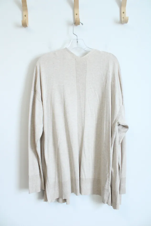 Time And Tru Beige Cardigan XXL Time And Tru Necklaces