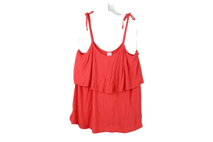 Time And Tru Pink Ribbed Tank XL Time And Tru Necklaces