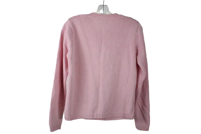 Together Pink Knit Sweater S Together Necklaces