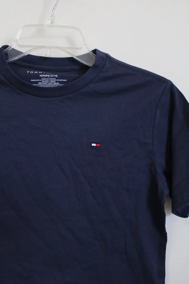 Tommy Hilfiger Rings Tommy Hilfiger Dark Navy Blue Tee 1214