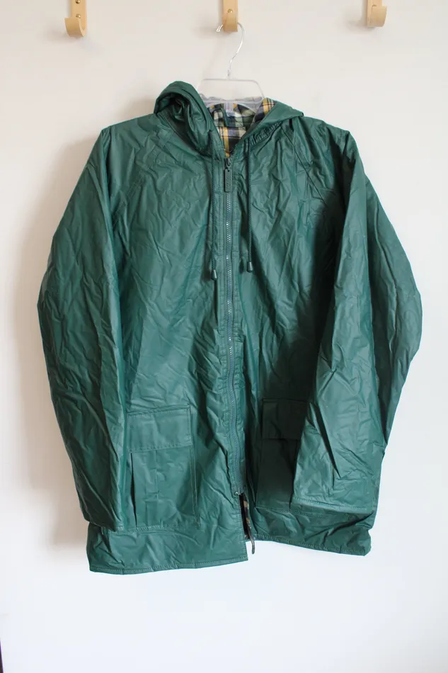 Totes Green Raincoat M Totes Earrings