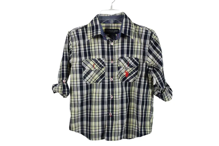 US Polo Earrings US Polo Assn Plaid Shirt 7