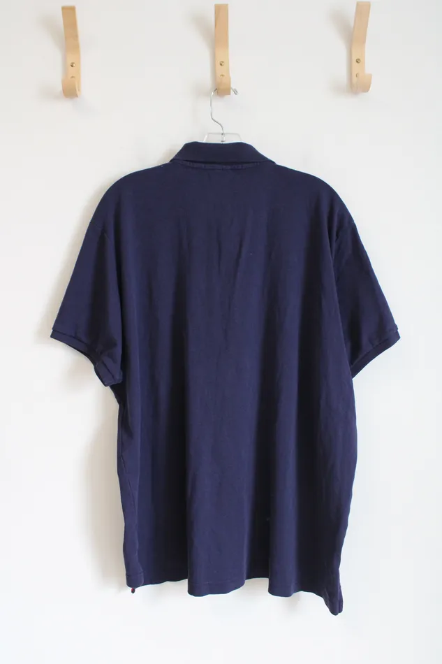 US Polo Rings US Polo Assn Navy Blue Short Sleeve Polo XXL US Polo Rings US Polo Assn Navy Blue Short Sleeve Polo XXL