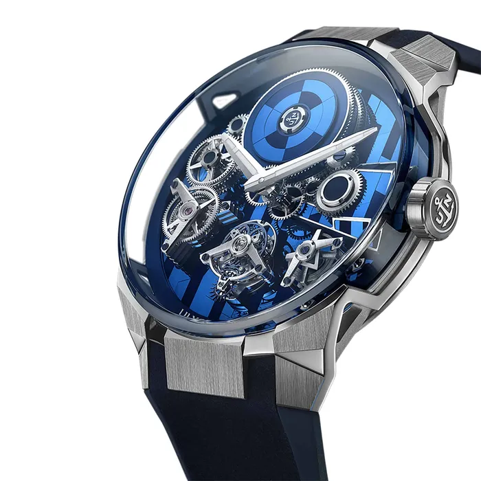 Ulysse Nardin Rings Ulysse Nardin Blast Free Wheel Marquetry 45mm White Gold Watch