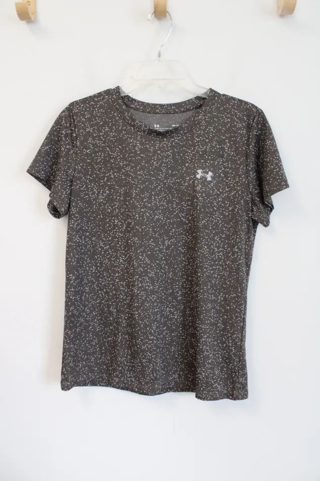Under Armour Earrings Under Armour Green Gray Speckled Athletic Top M