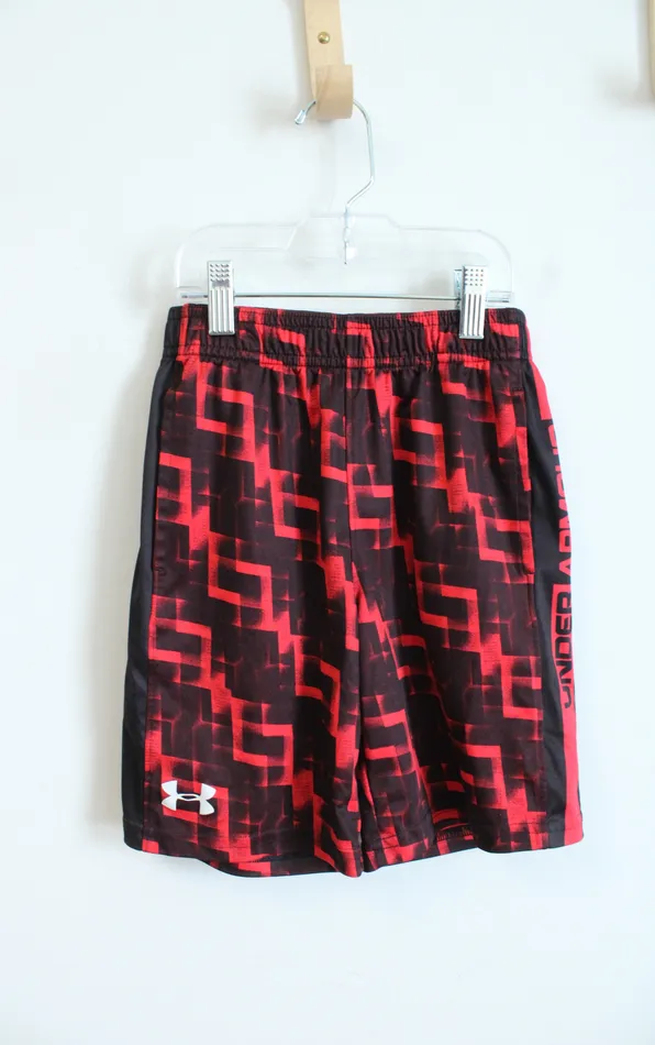 Under Armour Rings Under Armour Black Red Athletic Shirt Youth 7