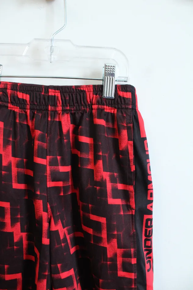 Under Armour Rings Under Armour Black Red Athletic Shirt Youth 7