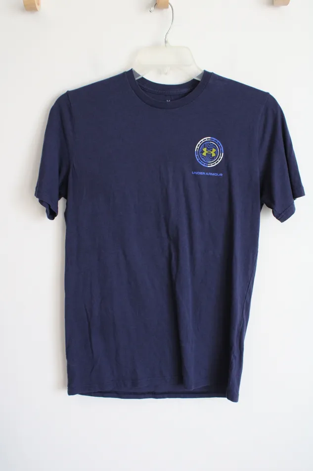 Under Armour Rings Under Armour Navy Blue Compass Tee M
