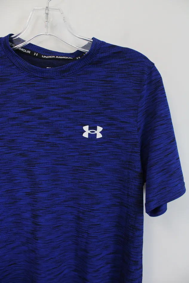 Under Armour Rings Under Armour Seamless Cobalt Blue Black Athletic Shirt S