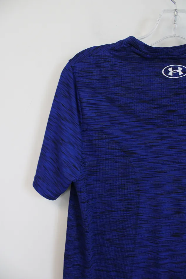 Under Armour Rings Under Armour Seamless Cobalt Blue Black Athletic Shirt S