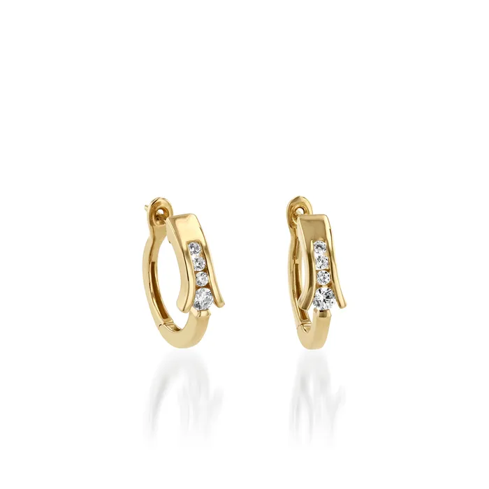 Venture Diamond Hoop Earrings John Atencio Earrings