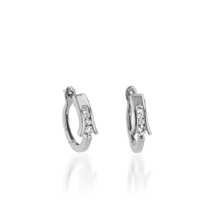 Venture Diamond Hoop Earrings John Atencio Earrings