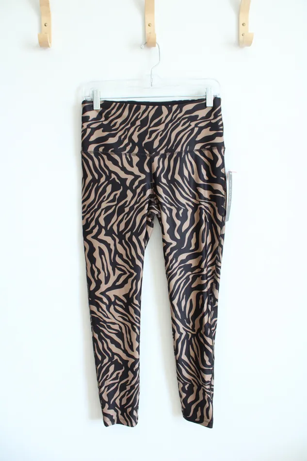 Vogo Rings NEW Vogo Athletica Black Brown Zebra Print Athletic Leggings M 78 Vogo Rings NEW Vogo Athletica Black Brown Zebra Print Athletic Leggings M 78